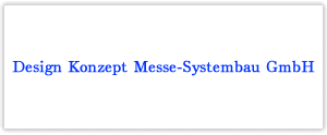 Design Konzept Messe-Systembau GmbH